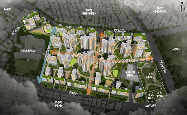 장위10구역 조감도. [서울시 제공]